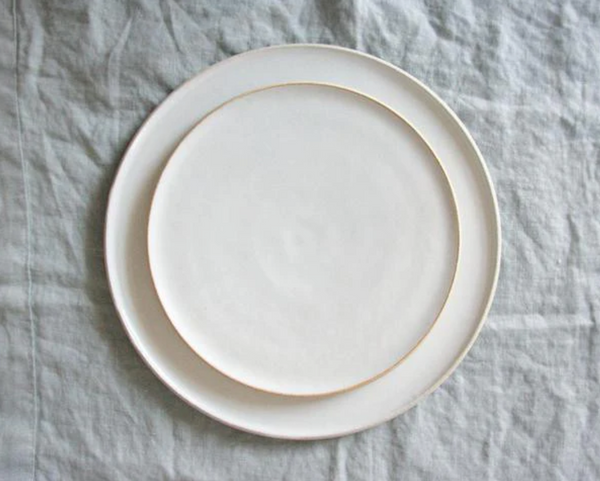 Silverlake Salad Plate — Eggshell