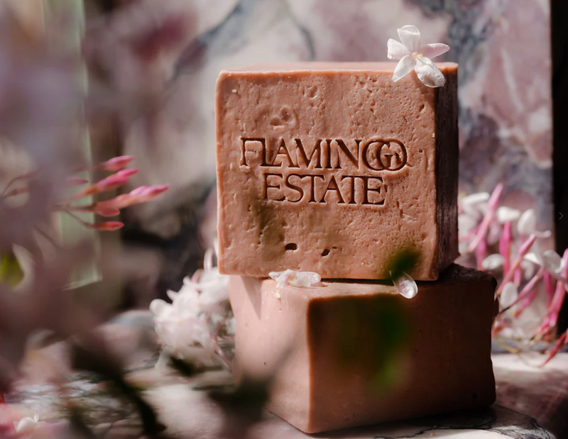 Flamingo Estate Jasmine & Rose Soap Brick