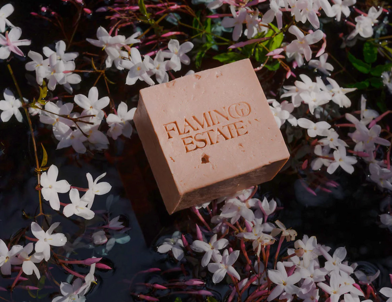 Flamingo Estate Jasmine & Rose Soap Brick