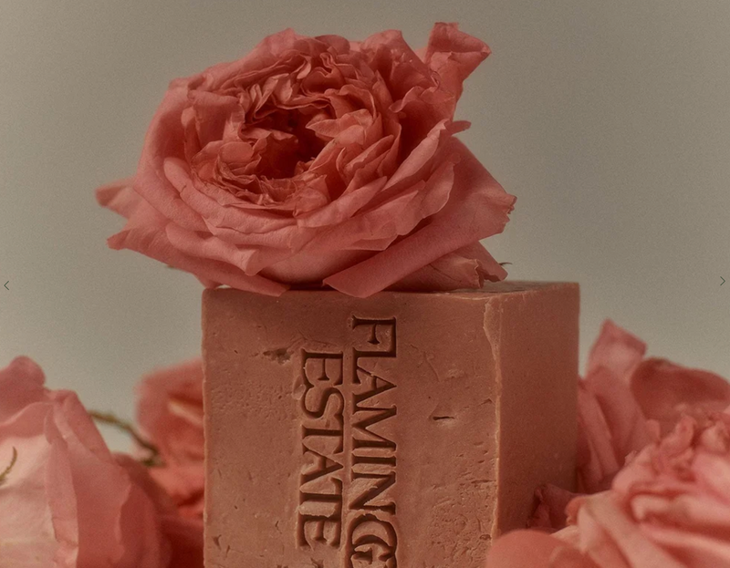 Flamingo Estate Jasmine & Rose Soap Brick