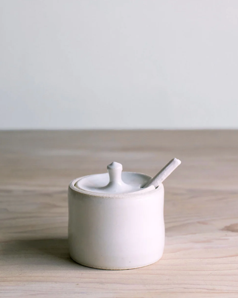 Farmhouse Spice Jar - Eggshell