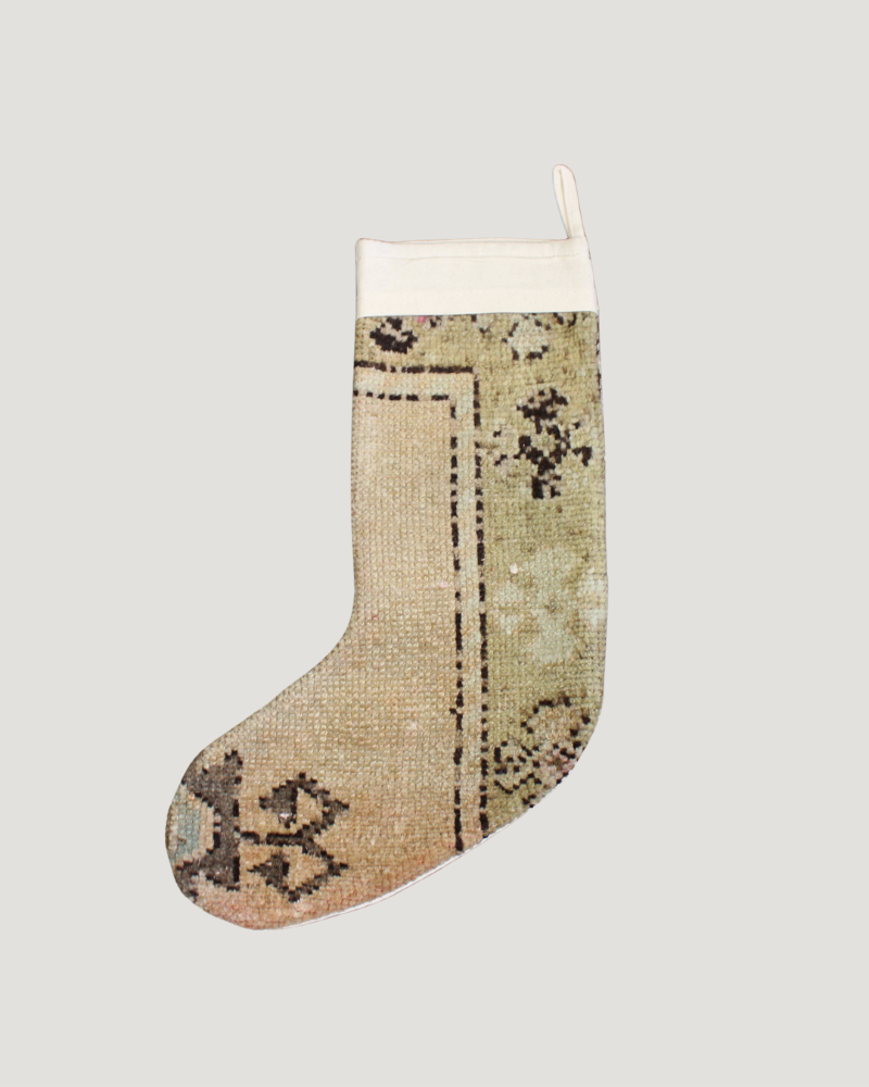 Vintage Rug Stocking No. 136