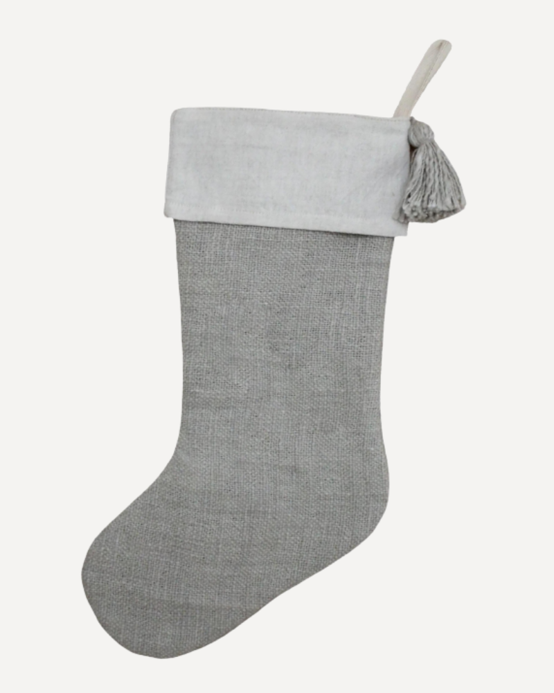 Hand Woven Stockings - Silver
