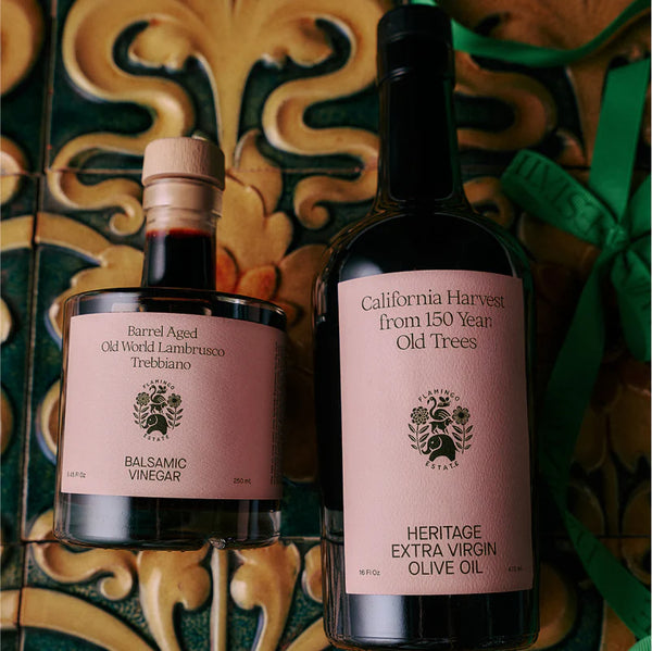 Flamingo Estate Tablemates — Olive Oil & Vinegar Gift Set