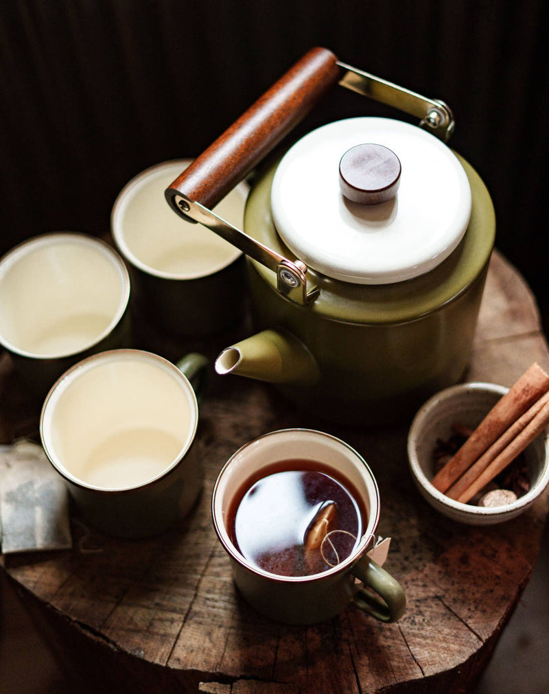 Enamel 2-Tone Kettle