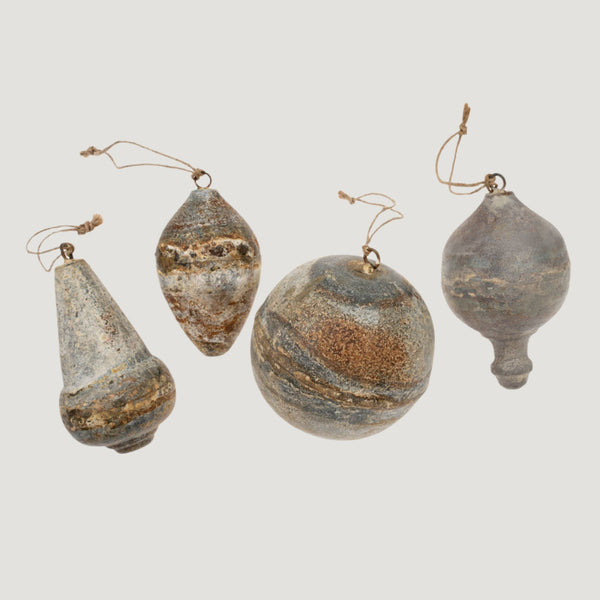 Iron Patina Ornaments — Assorted