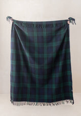 Black Watch Tartan — Recycled Wool Blanket