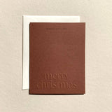 Merry Christmas No. 02: Single Card / Natural