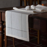 Lienzo Handcrafted Cotton 90" Table Runner — Ecru