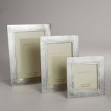 Raised Line Hand Cast Pewter Photo Frame