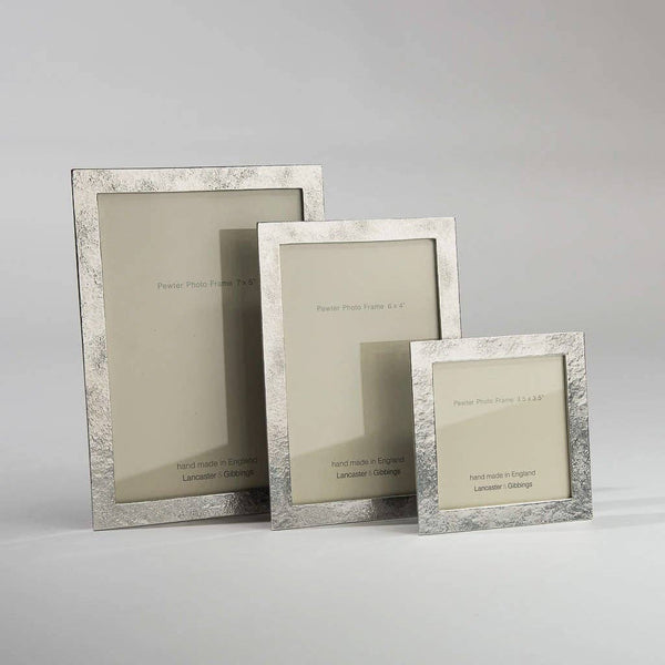 Sandstone Hand Cast Pewter Photo Frame