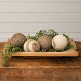Natural Jute Ball Ornaments