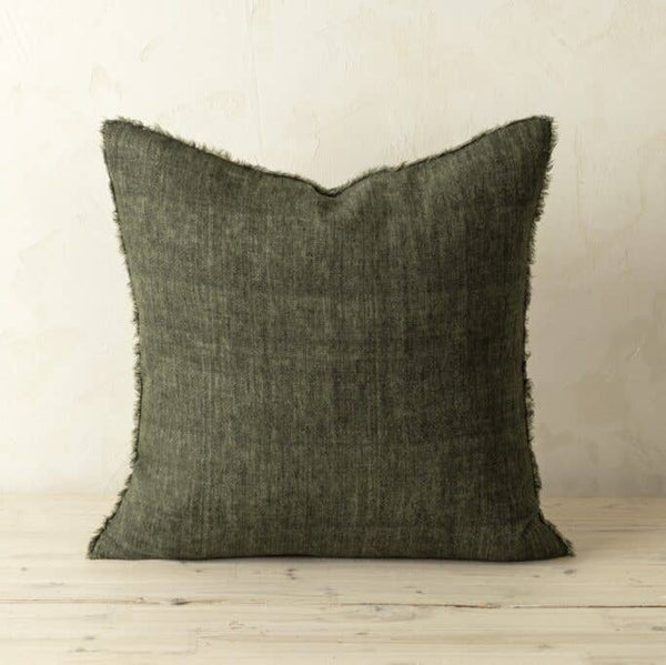 20x20 Lina Linen Pillow Avocado
