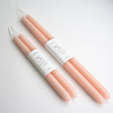 Beeswax Taper Candles — Pink Rose