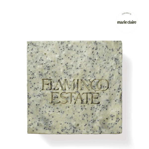 Flamingo Estate Exfoliating Peppermint Soap Brick