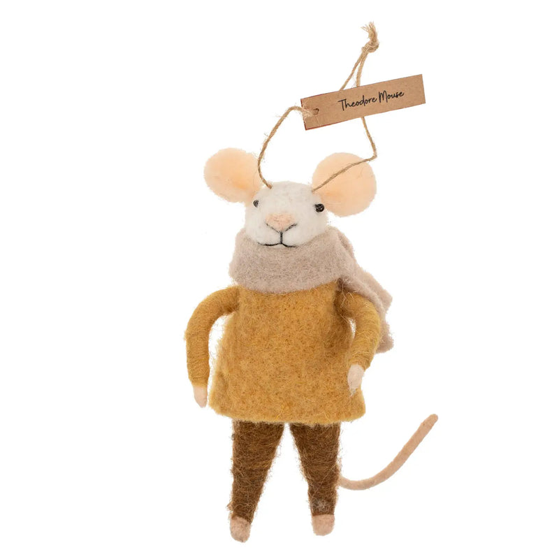 Theodore Mouse Holiday Ornament