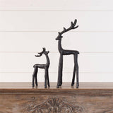 Wrought Iron Reindeer — Set of 2