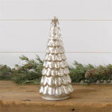 Lighted Mercury Glass Tree — Small