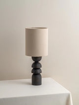 Zoe Wood and Linen Table Lamp