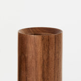 Knuckle Table Lamp in Walnut + Oval Dim to Warm