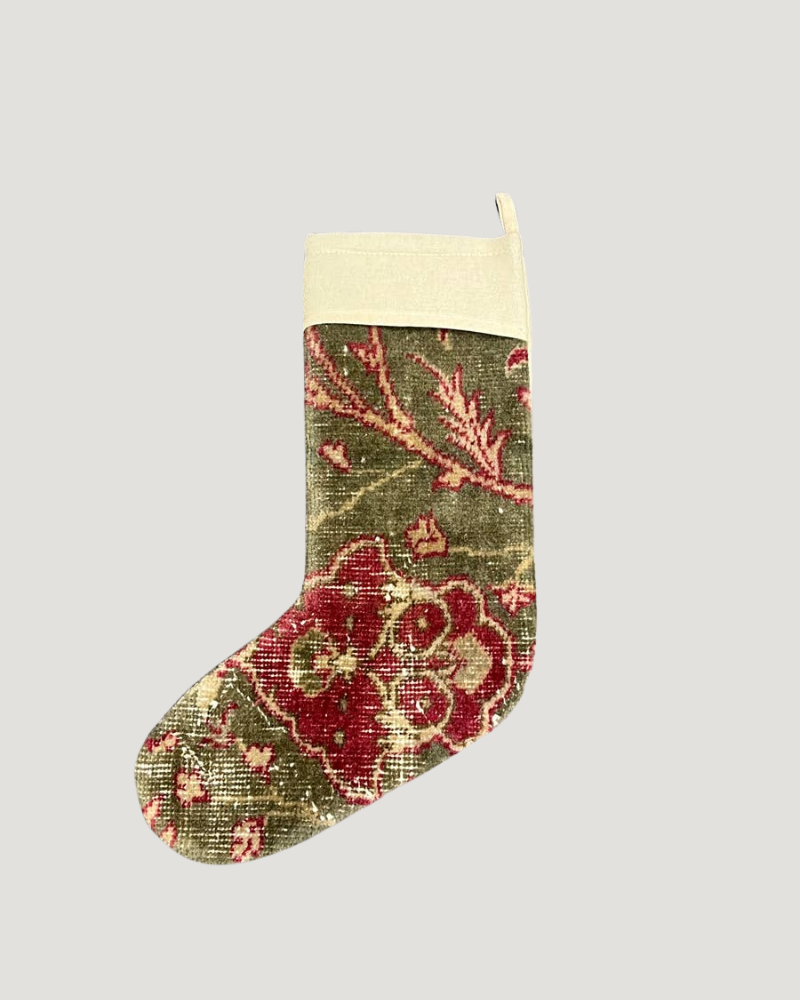 Vintage Rug Stocking No. 343