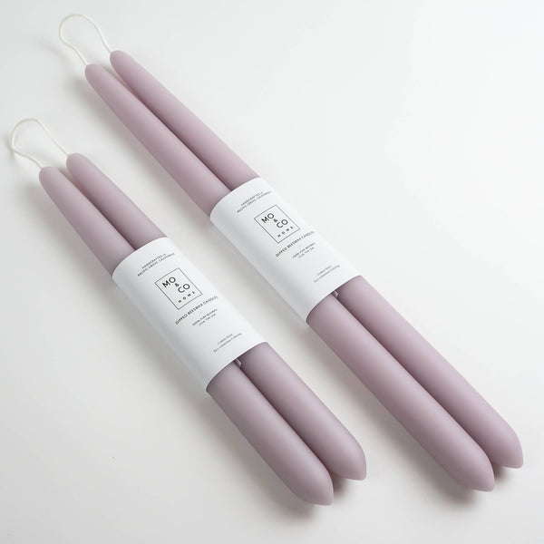 Beeswax Taper Candles — Lavender