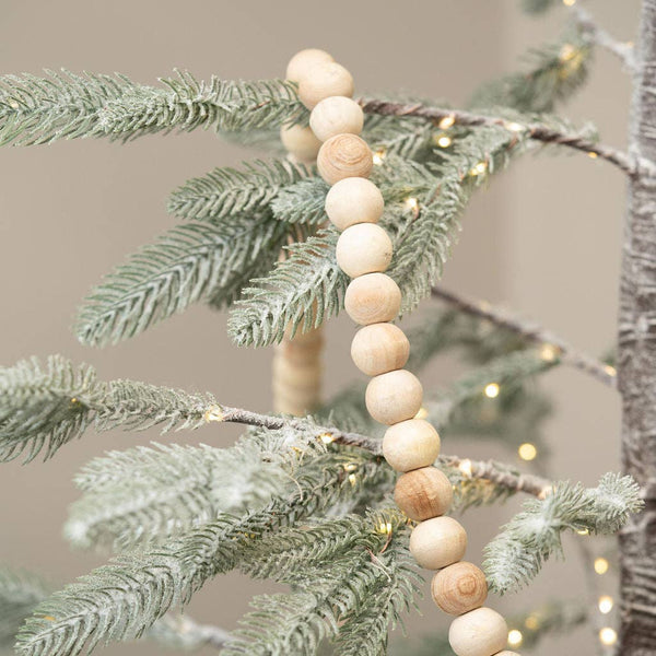 Celtis 72" Wooden Beaded Garland - Small