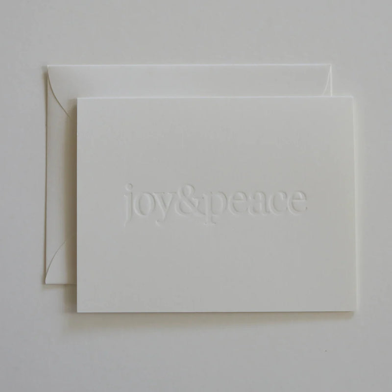 Greeting Card - Joy & Peace
