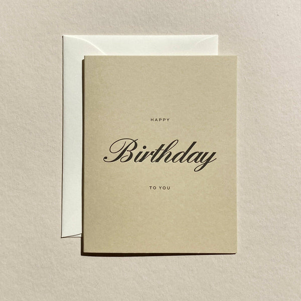 Greeting Card — Happy Birthday No. 15