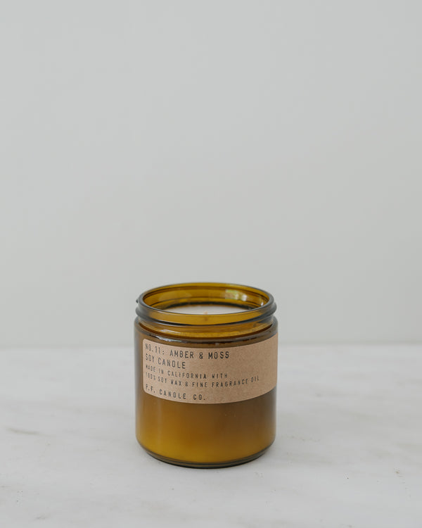 Amber & Moss Soy Candle