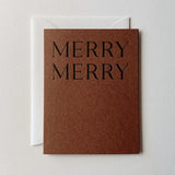 Greeting Card - Merry Merry