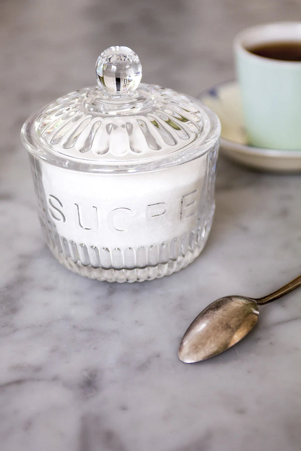 Glass Sugar Jar — Sucre