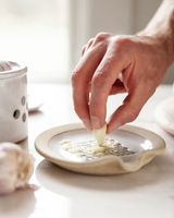 Silo Garlic Grater Dish by Farmhouse Pottery