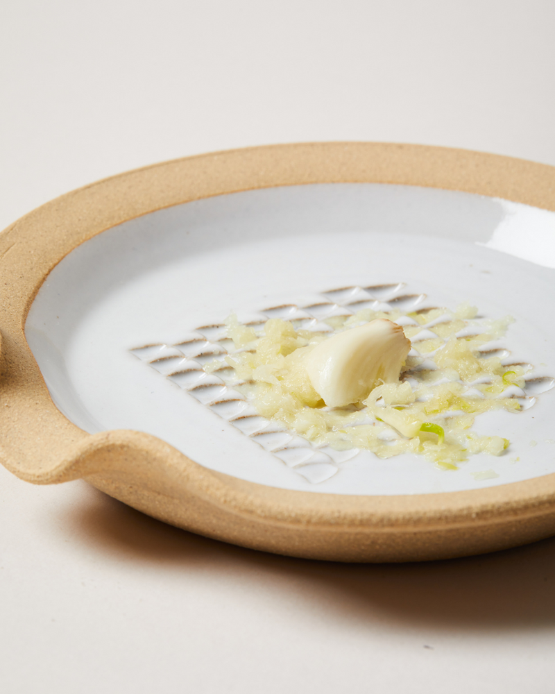 Silo Garlic Grater Dish by Farmhouse Pottery