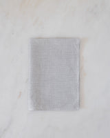 Linen Kitchen Cloth In Grey Gingham