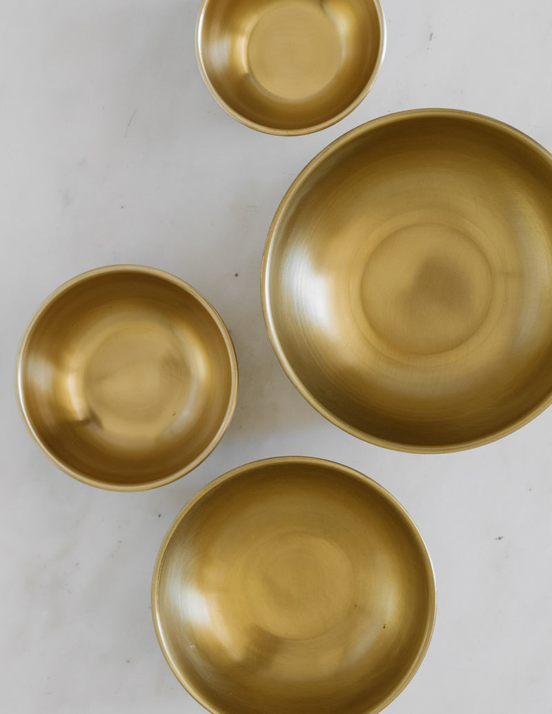 Nesting Brass Bowls