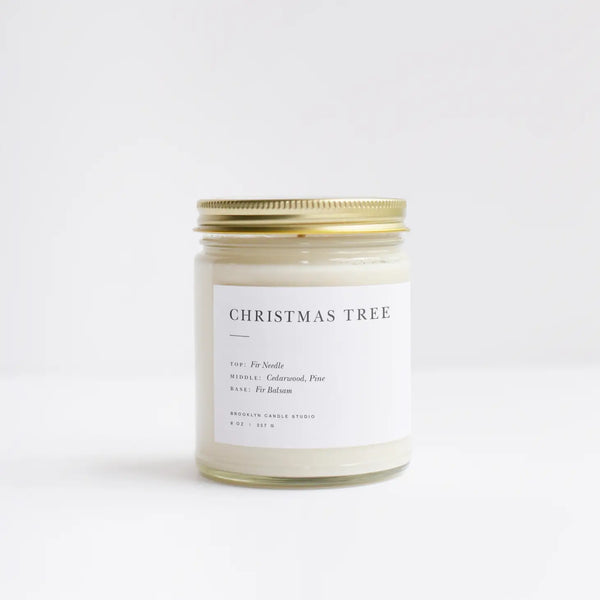 Christmas Tree Minimalist Candle