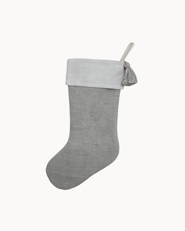 Hand Woven Stockings - Silver
