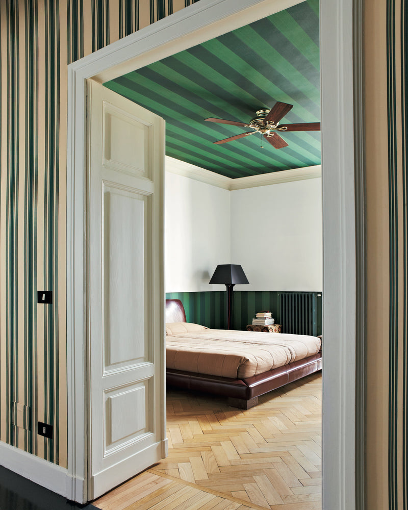 farrow and ball tented stripe wallpaper Tented Stripe Wallpaper