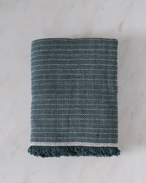 Cotton Blanket in Inkwell