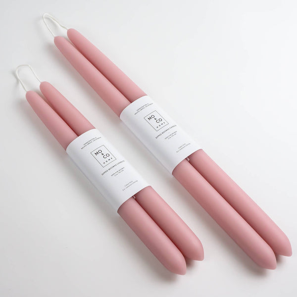 Beeswax Taper Candles — Peony