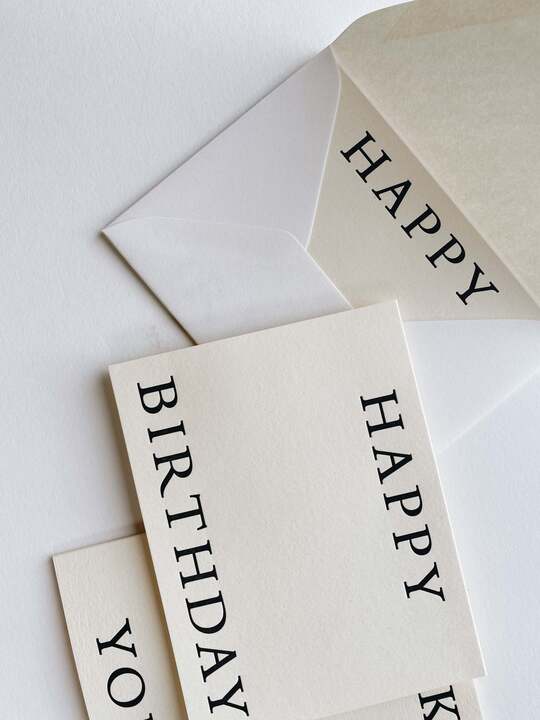 Greeting Card — Happy Birthday