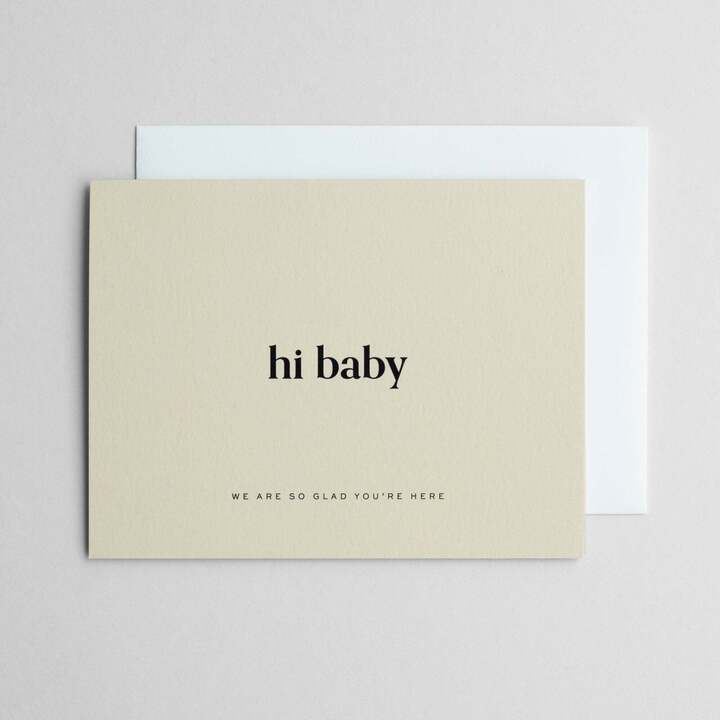 Greeting Card — Hi Baby