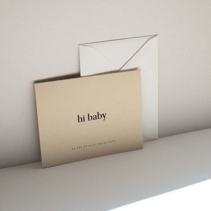 Greeting Card — Hi Baby